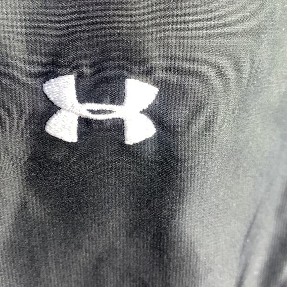 Under Armour Women’s Crave Jacket Black with White Trim Windbreaker W-195 Size L - Picture 2 of 10